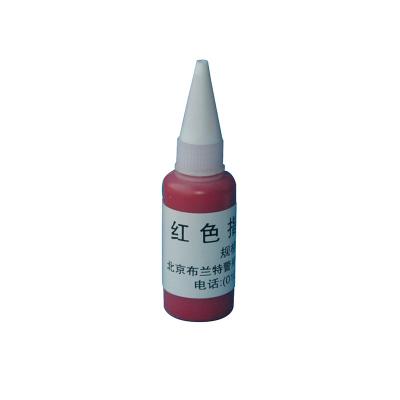 China Tinta roja E023 para el cojín de la huella dactilar en venta