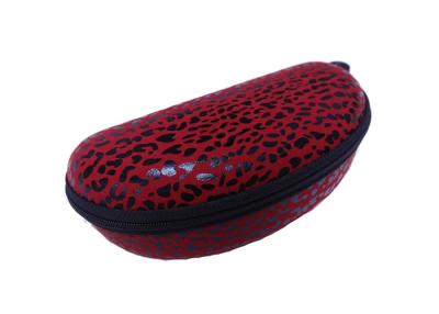 China Lightweight Glasses Case / EVA Carrying Case Leopard Print Durable and Shockproof for sale