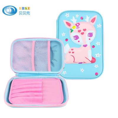 China School Kids Pencil Storage Eva Hard Case For Girls , Colorful Lovely Printed for sale