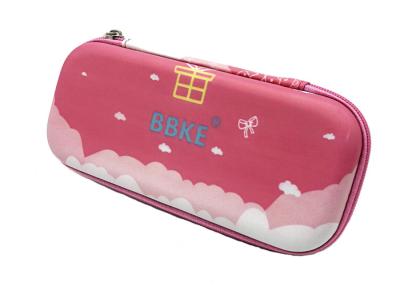 China Pink Color Eva Pencil Case With Custom Printing And Color For School And Kids for sale