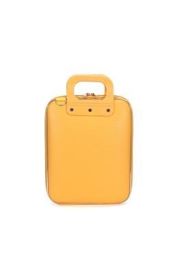 China Yellow PU Spandex EVA Travel Case With Mesh Pockets / Custom Laptop Hard Case for sale