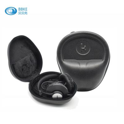 China Customizable Water Resistant EVA Headphone Case With Double Open Metal Zipper for sale