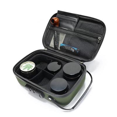 China 9.5*6.5*3.5'' Weed EVA Smell Proof Case With Locks Waterproof Hard for sale