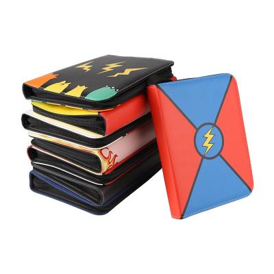 China PU Leather Trading Card Holder , 40 Premium 8 Pocket Trading Card Binder Sleeves for sale