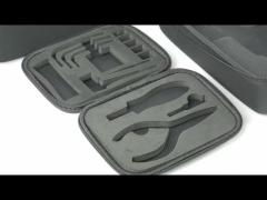 Travel Zipper Custom EVA Case Nylon Colorful Customized Size Durable