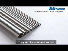 stainless steel/duplex steel/nickel alloy seamless pipe/tube