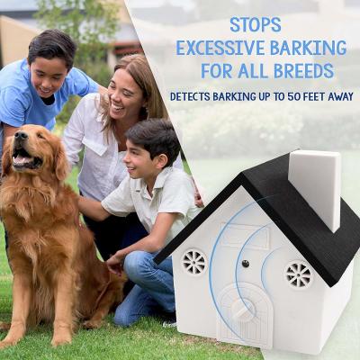 China Waterproof Bird House Ultrasonic Dog Trainer Outdoor Anti Barking Device for sale