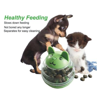 China Slows Down Cat Water Fountain Interactive Healthy Feeding Interesting Feeder for sale