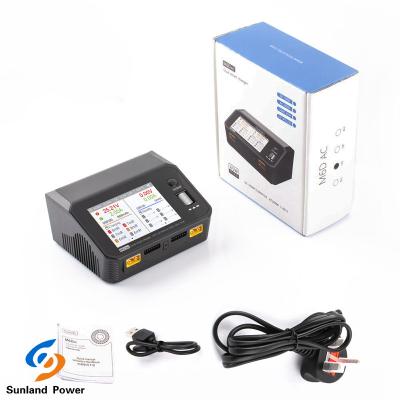 China M6DAC 200W Portable Battery Chargers For UAV Battery Dual Channel Balanced Charger for sale