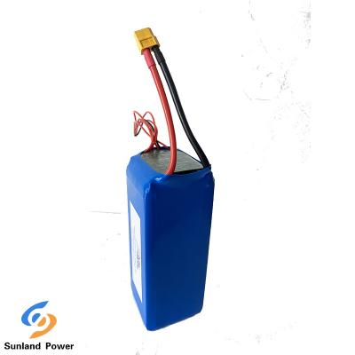 China 22.2V 10AH Polymer Lithium Ion Batteries For UAV With XT60 PH Connector for sale