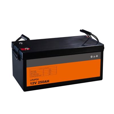 China 12V250AH Lithium Lifepo4 Battery, Deep Cycle Batteries Built-In 200A BMS for sale