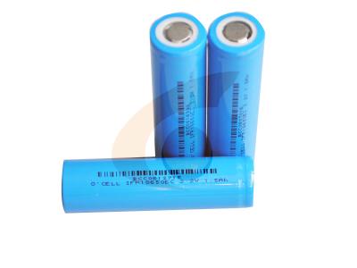China 18650 High Capacity 5A 3.2v Lifepo4 Battery 1500mah For Power Supply for sale