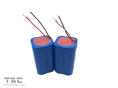 Китай Блок батарей 18650 7.4В 4400мАх иона лития перезаряжаемые для электропитания продается