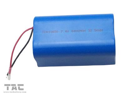 China 18650 Lithium Ion Cylindrical Battery Pack 7.4V With ROHS REACH for sale