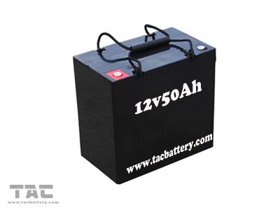 China Batería de coche de plomo seca negra de 12V 50AH AGM para la bici eléctrica ROHS y UL y CE en venta
