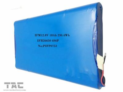 China LiFePO4 Battery Pack 26650  12v 18ah  For Solar Street Lighting for sale