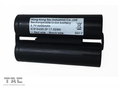 Κίνα NCM 18650 ιονικό πακέτο μπαταριών μπαταριών 3.7V 4600mAh λίθιου για το επικεφαλής φως προς πώληση