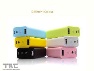 China Long Life External Battery Power Bank 5200mah With Led Light For Mobile Phone for sale