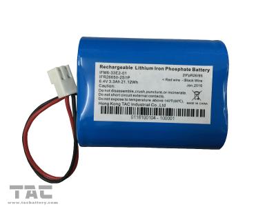 China 32650 3.2V LiFePO4 Battery Battery Pack  6.4V 5AH With BMS For Solar Power for sale