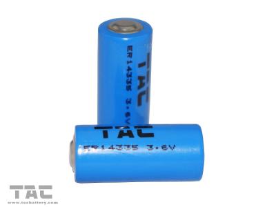 China High Energy Density 1600mAh 3.6V LiSOCl2 Lithium Primary Battery ER14335 for sale