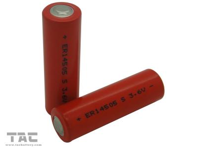 China High Temperature 3.6V LiSOCl2 Batteryo of ER14500S  AA with 2000mAh for sale