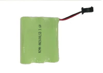 China Bloco AA 2700MAH pronto para uso recarregável da bateria de Nimh para a luz do diodo emissor de luz à venda