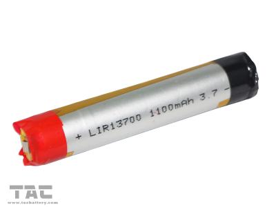 中国 電池の蒸発器 3.7V の E cig の大きい電池 LIR13700 1100MAH 販売のため
