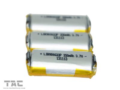 China bateria grande 3.7V LIR08500P do E-cig 350mAh com CE/ROHS/BIS à venda