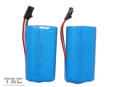Chine Batterie au lithium 18650 pour le paquet de l'ion 2200mAh de lithium des téléphones mobiles INM 7.4V à vendre