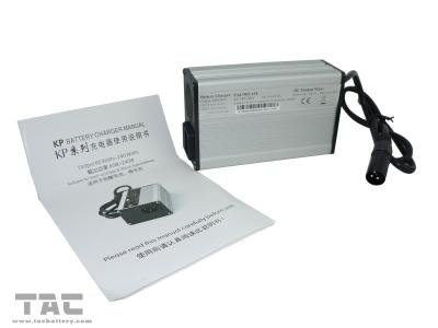 China Aluminum Shell IEC Automatic Battery Chargers For LiFePO4 Battery Pack 24V / 36V for sale