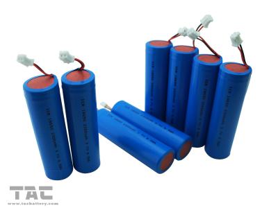 China 3.7V ICR18650  2300mAh Lithium Ion Cylindrical Battery With BMS For Sound Equipment for sale