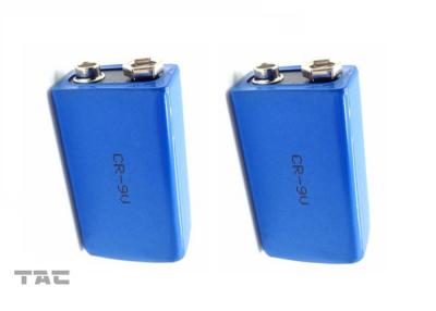 China 9V Primary Lithium Li-Mn Battery 600mAh for Security Devices 26.5 X 48.5mm for sale