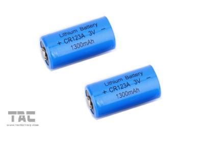 China High Energy Density Lithium Battery 3.0V CR123A 1300mAh Flash Light for sale