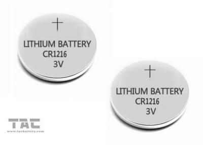 Chine Batterie primaire de cellules de pièce de monnaie de lithium de haute énergie CR1216A 3.0V/25mA pour l'horloge à vendre