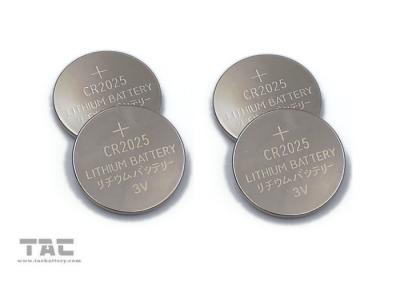 China CR2025 3.0V 160mA Primary Lithium Coin Cell Battery for LED Light for sale