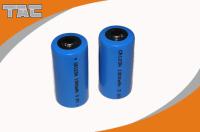 China High Energy Density 3.0V CR123A 1300mAh Li-MnO2 Battery with Long operating time for sale