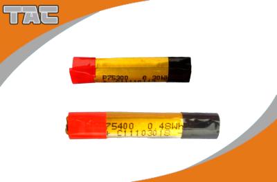China 3.7 v baterias de íon de lítio de polímero 120mAh dimensão 7.5 * 40,5 mm para cigarros elétricos à venda