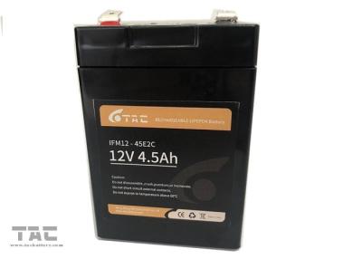 China Electrical Motor Car 4.5ah 12V LiFePO4 Battery Pack for sale