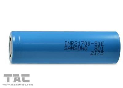 China Litio Ion Cylindrical Battery Rechargeable Cell INR21700-50E de Samsung para la herramienta electrónica del ESS en venta