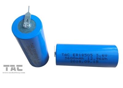 Chine Batterie au lithium non rechargeable de veste bleue ER18505 3600mAh pour l'instrument à vendre