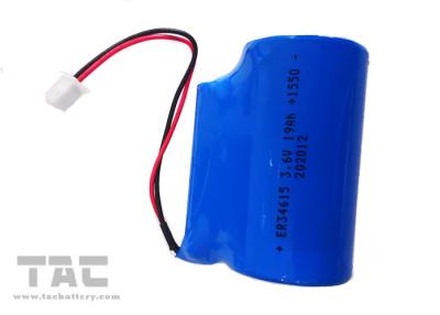 China 3.6V LiSOCL2 Battery ER34615 19AH For Wireless Controller for sale