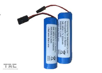 China 18650 lithium-Ionenbatterijpak 3350mah Gelijkaardig Panasonic voor Fiets Hoofdverlichting Te koop