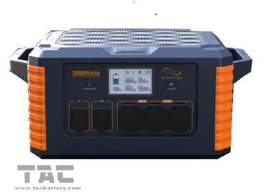 China Outdoor Portable Energy Storage System 2000W 3.7V Lithium Battery for sale