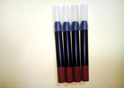 China Dual Purpose Waterproof Lip Liner Tube , Customizable Color Lip Liner Pencil for sale