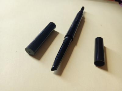 中国 二重ブラシ専門OEM ISOの端によって傾けられる自動眉毛鉛筆 販売のため