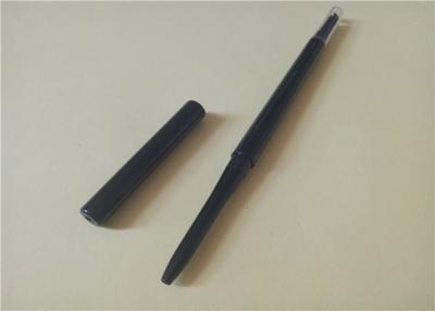 중국 플라스틱 자동적인 메이크업 입술 연필, 까만 색깔 방수 입술 강선 판매용