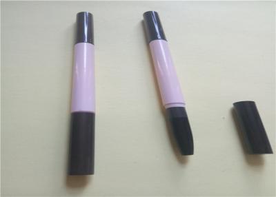 China Double Head Permanent Makeup Lip Liner , Pink Empty Lipstick Tubes SGS for sale