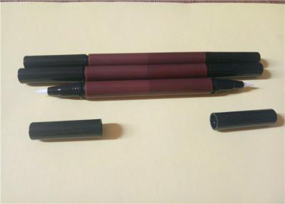 China Empty ABS Double Ended Eyeliner Packaging Custom Colors Waterproof 143.8 * 11mm for sale