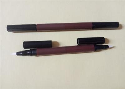 China Logo Printing Waterproof Liquid Eyeliner Pen , ABS Double Sided Eyeliner for sale