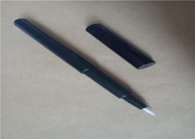 China Simple Style Felt Tip Eyeliner With Steel Ball , Black Pencil Eyeliner Plastic Material for sale